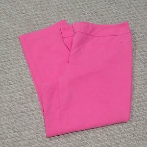 Pink crop pants